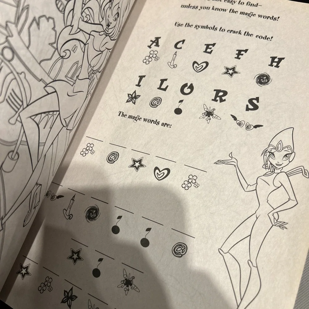 Winx‎ Club Unused Coloring Book 